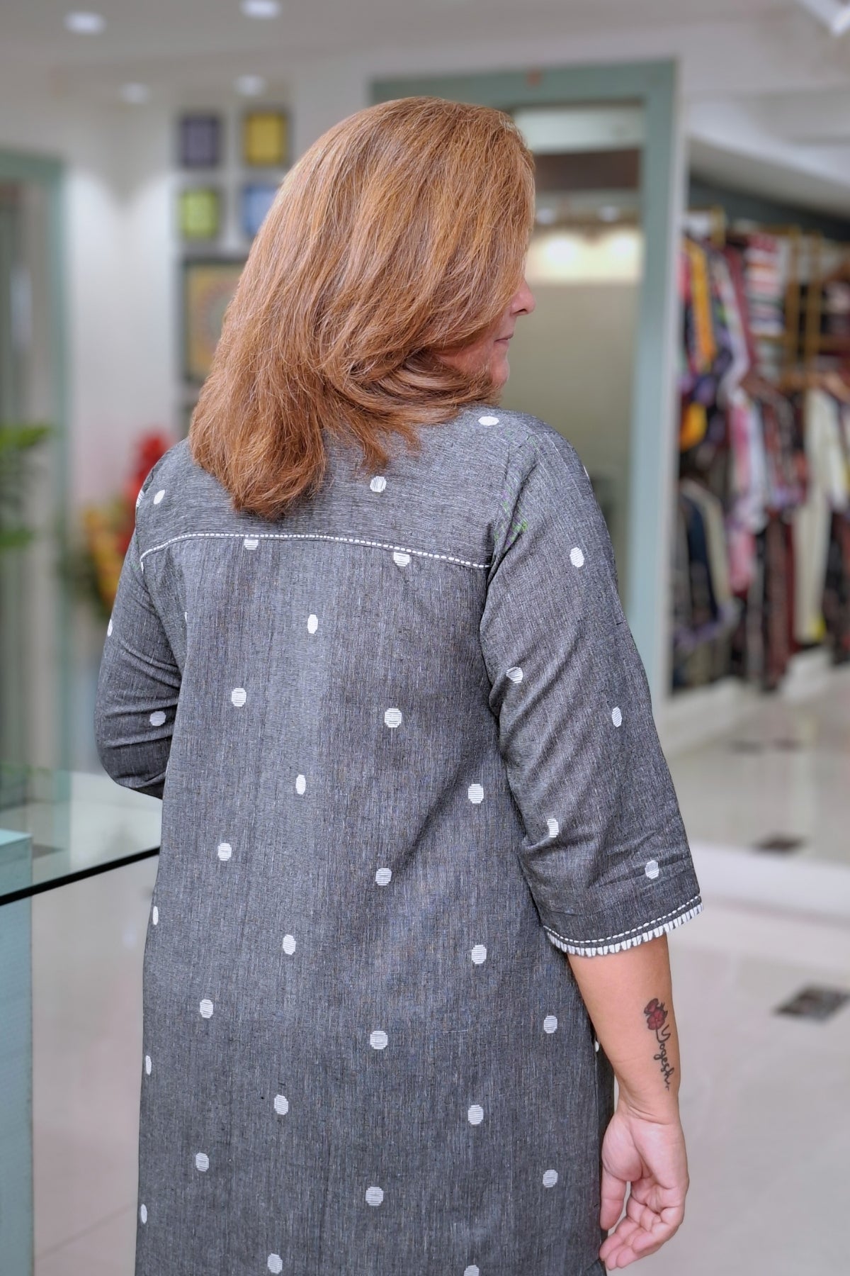 Charcoal Grey - Rahi Kurta/Dress