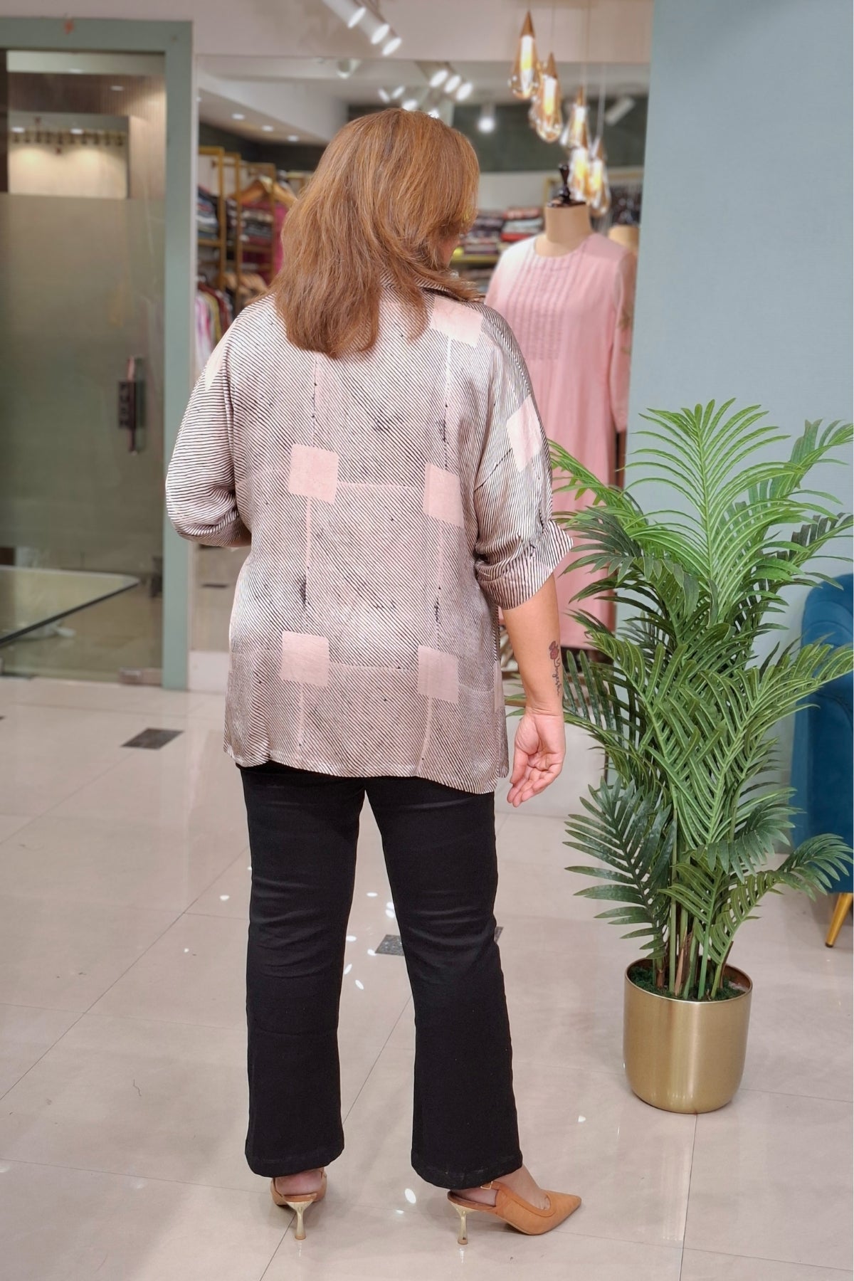 Ivory Abstract - Rivaa Top