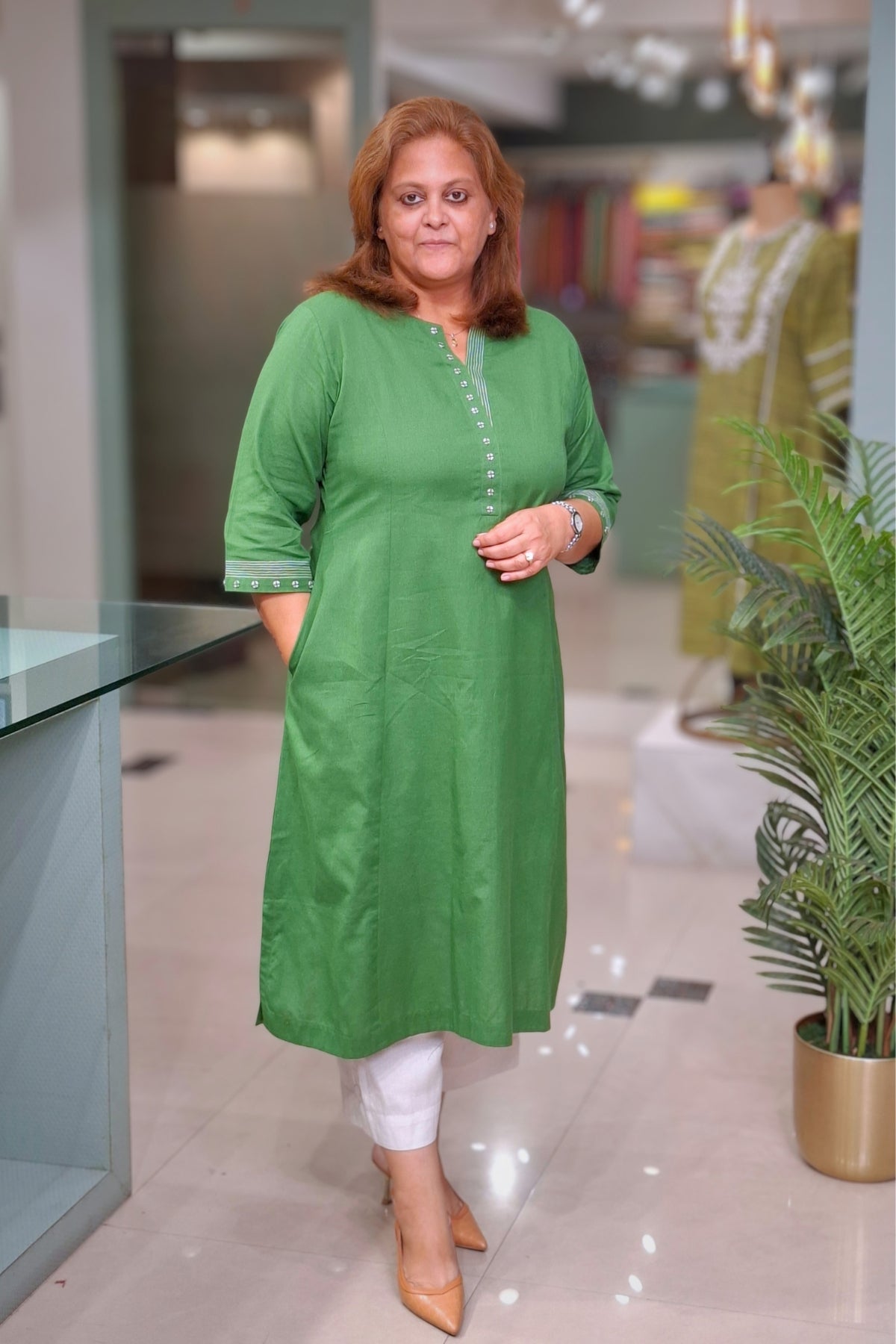 Green - Rahi Kurta