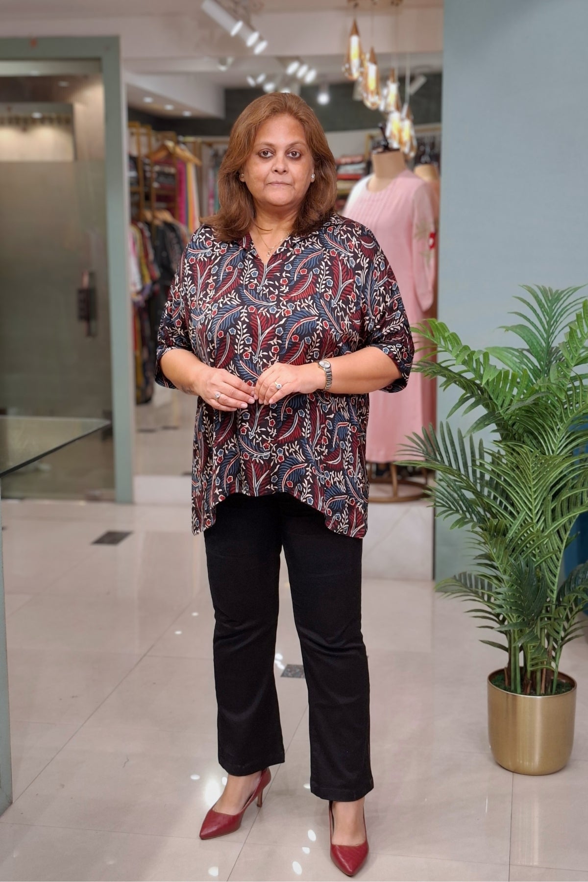 Black Floral - Rivaa Top