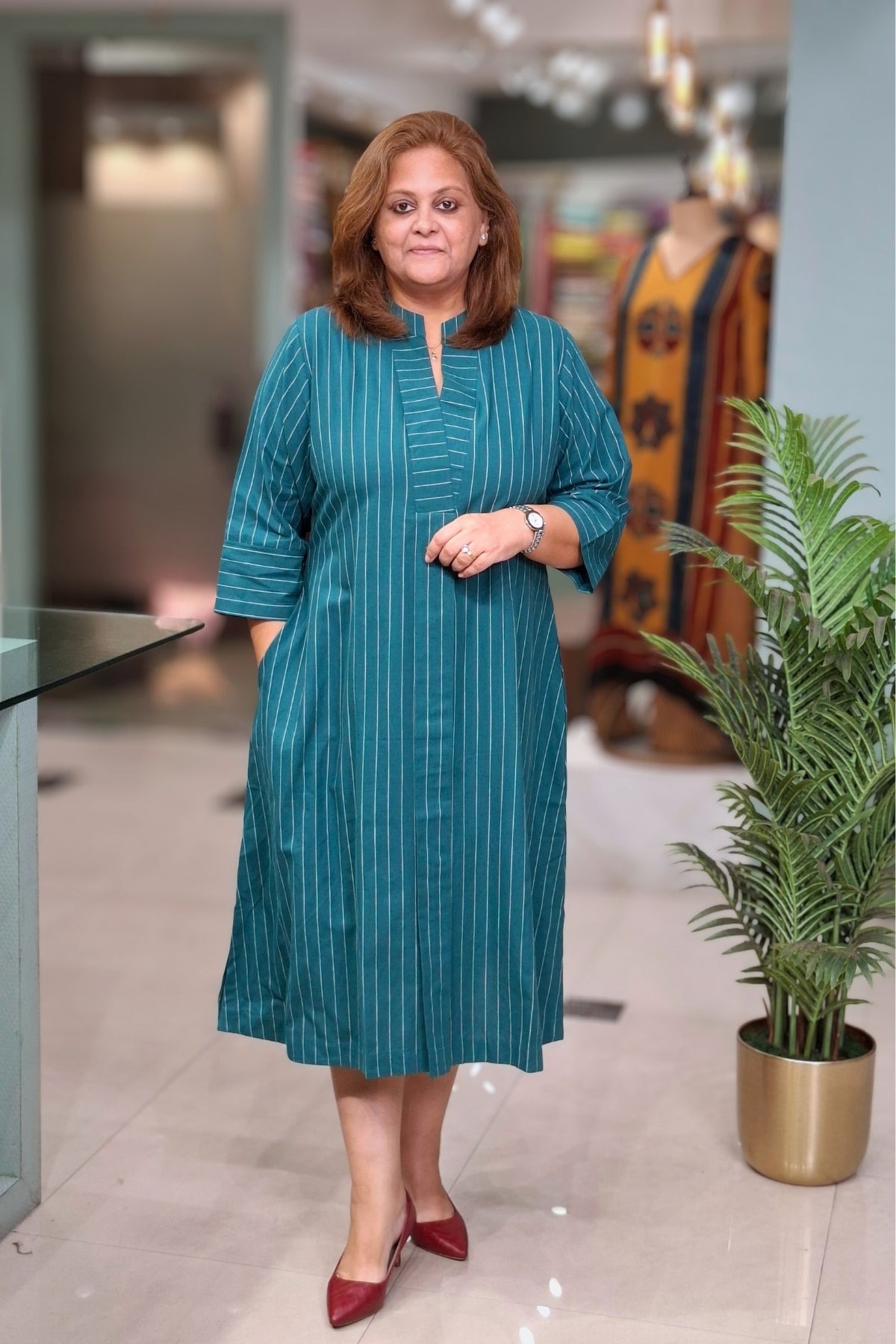 Deep Teal - Rahi Dress
