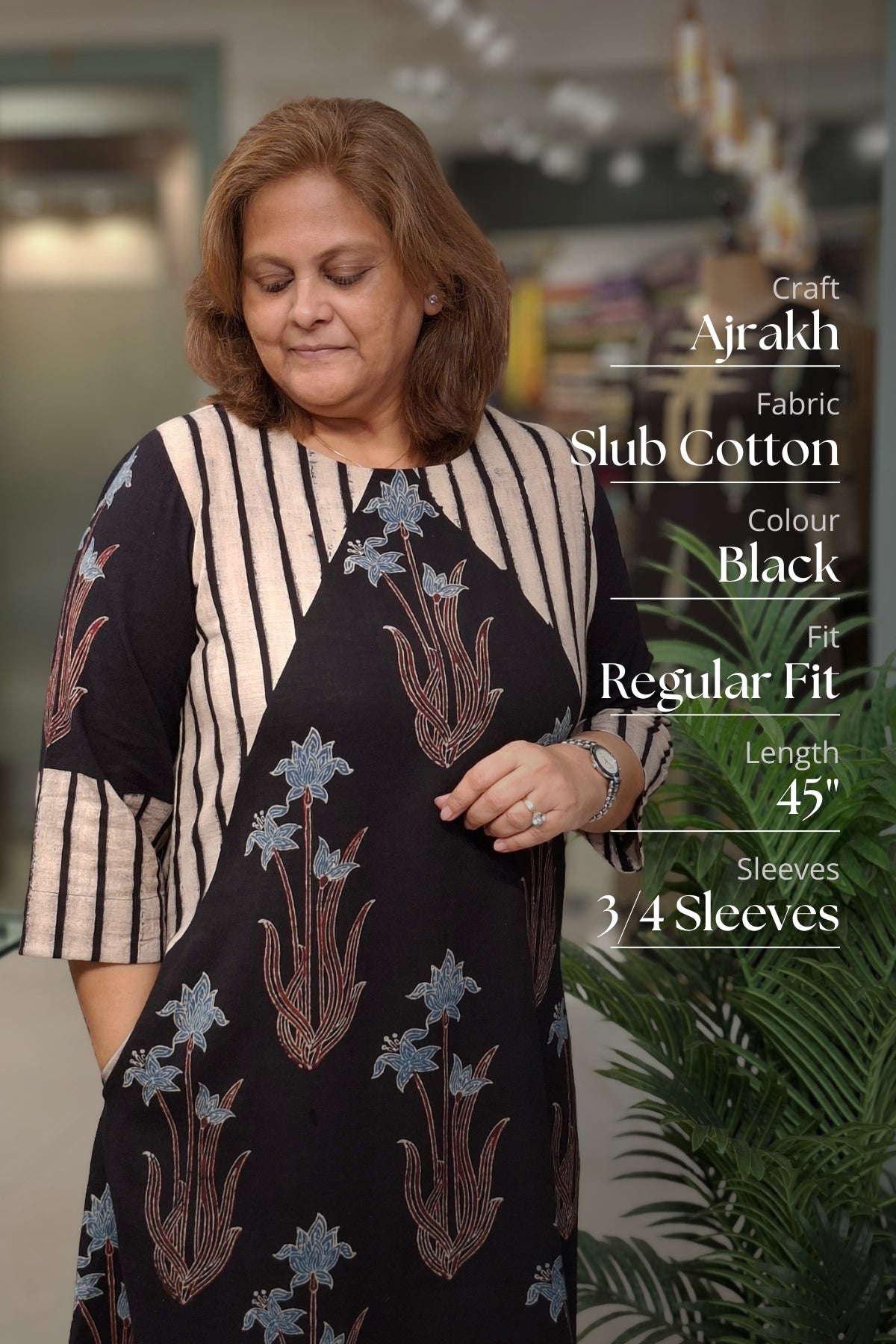 Black - Saanjh Dress