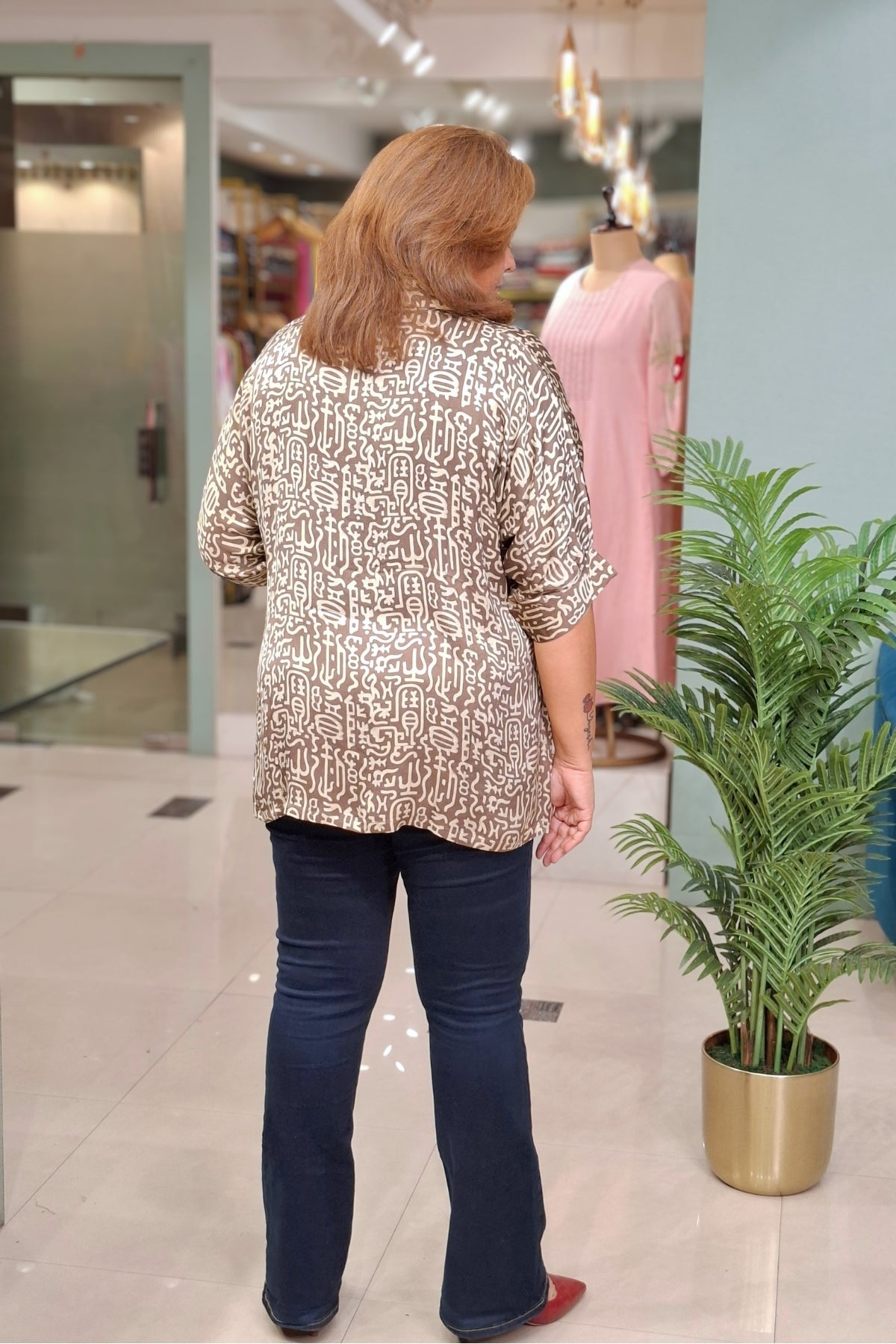 Kashish Abstract - Rivaa Top
