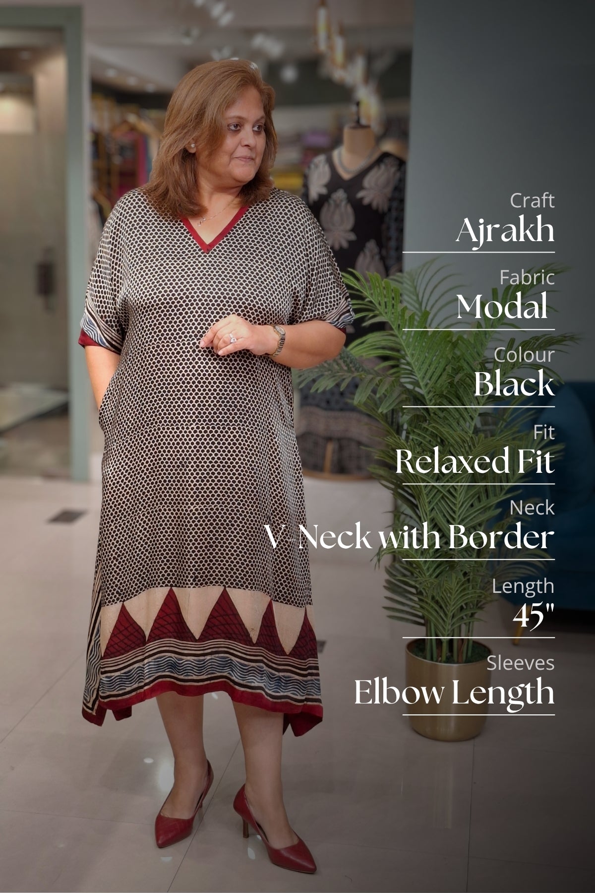 Honey Comb - Oorja Kaftan-Dress