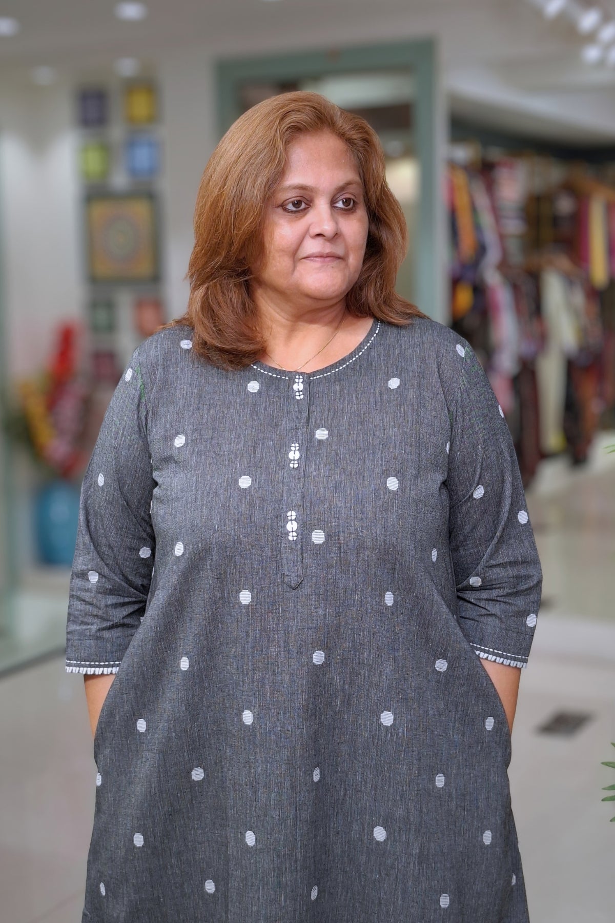 Charcoal Grey - Rahi Kurta/Dress