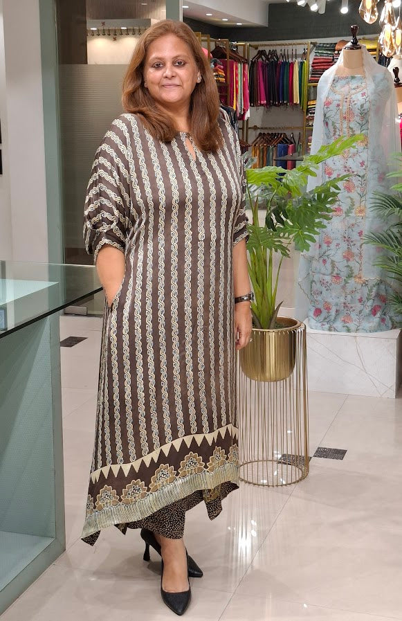 Brown Modal Top & Btm Set