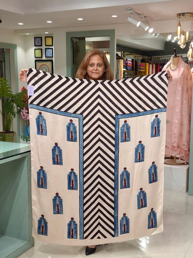 Jharoka Ivory Kaftan Dress