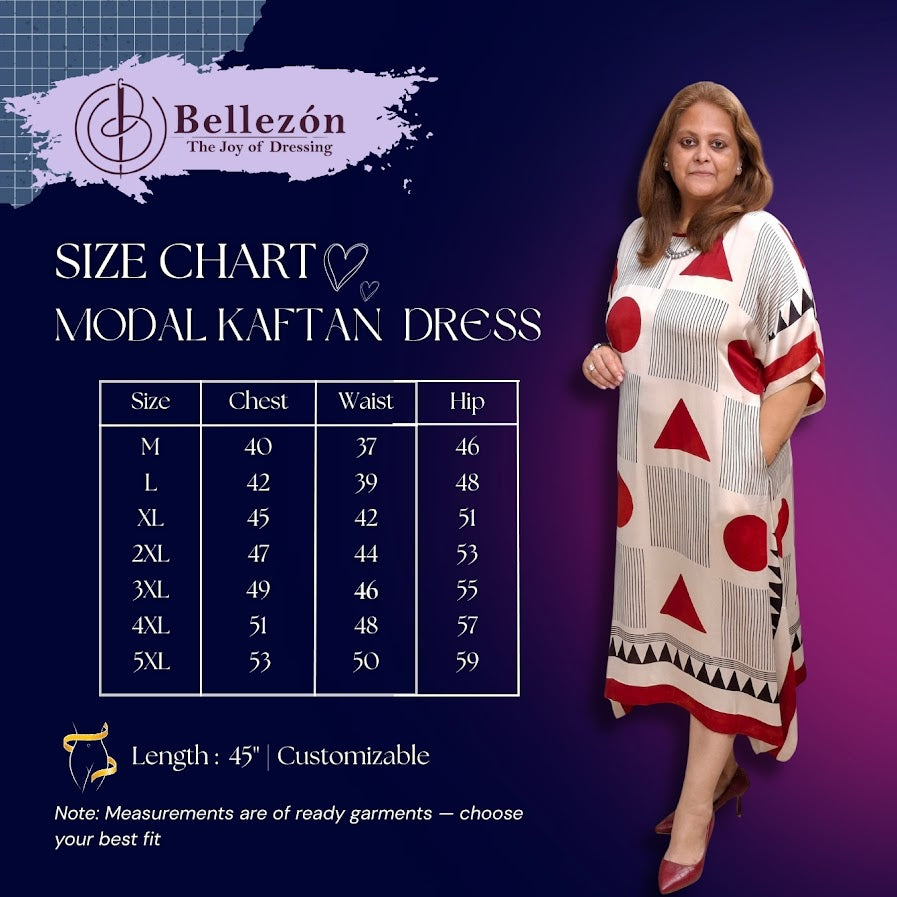 Kaftan Dress(Black Lotus)