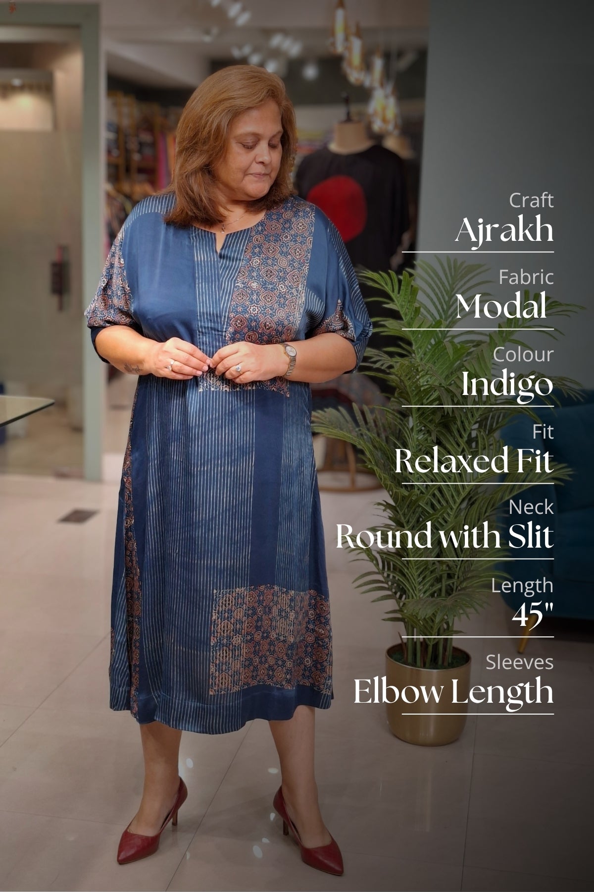 Indigo - Oorja Kaftan-Dress