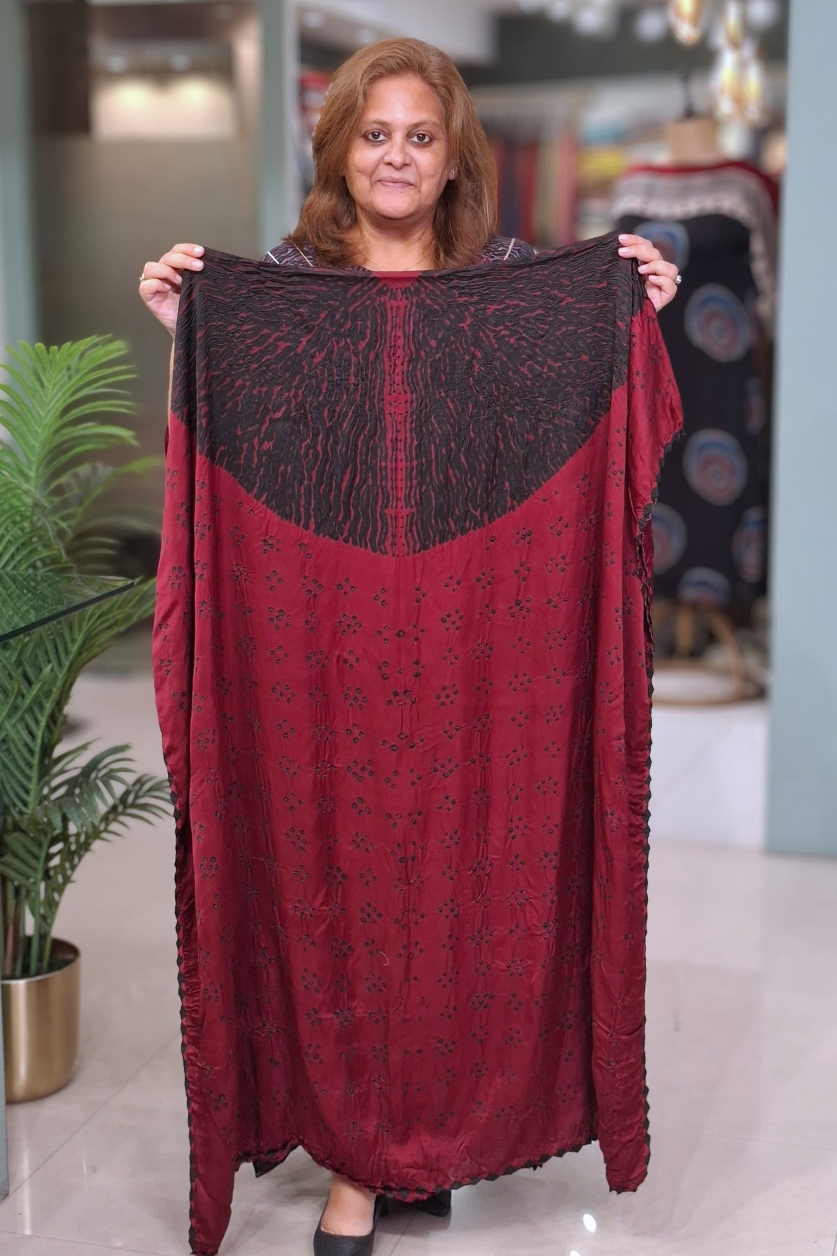 Wine Red - Ragini Kaftan