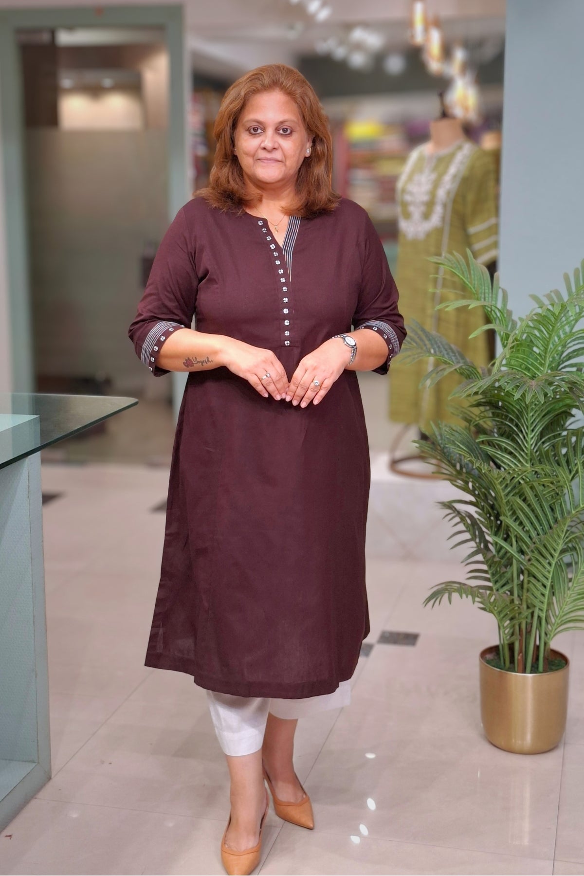 Brown - Rahi Kurta