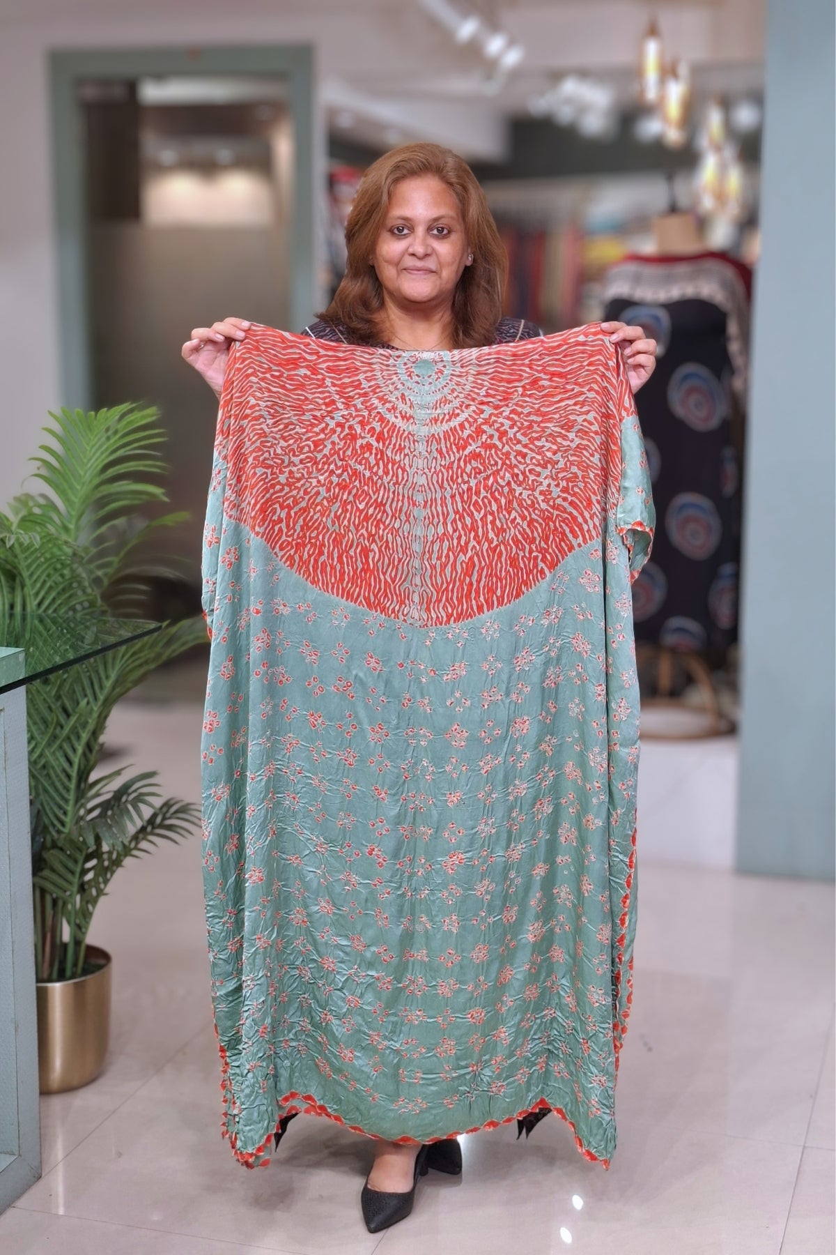 Dusty Teal - Ragini Kaftan