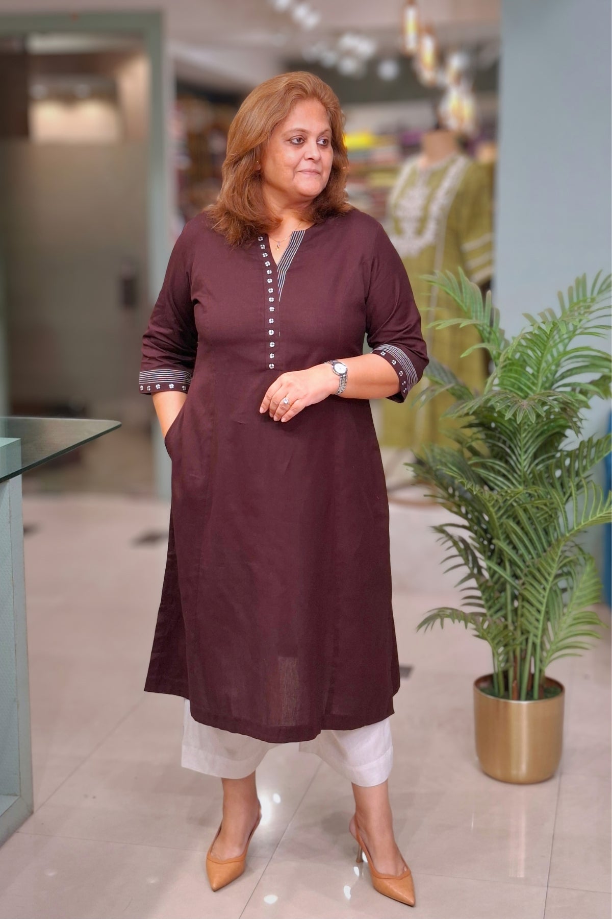 Brown - Rahi Kurta