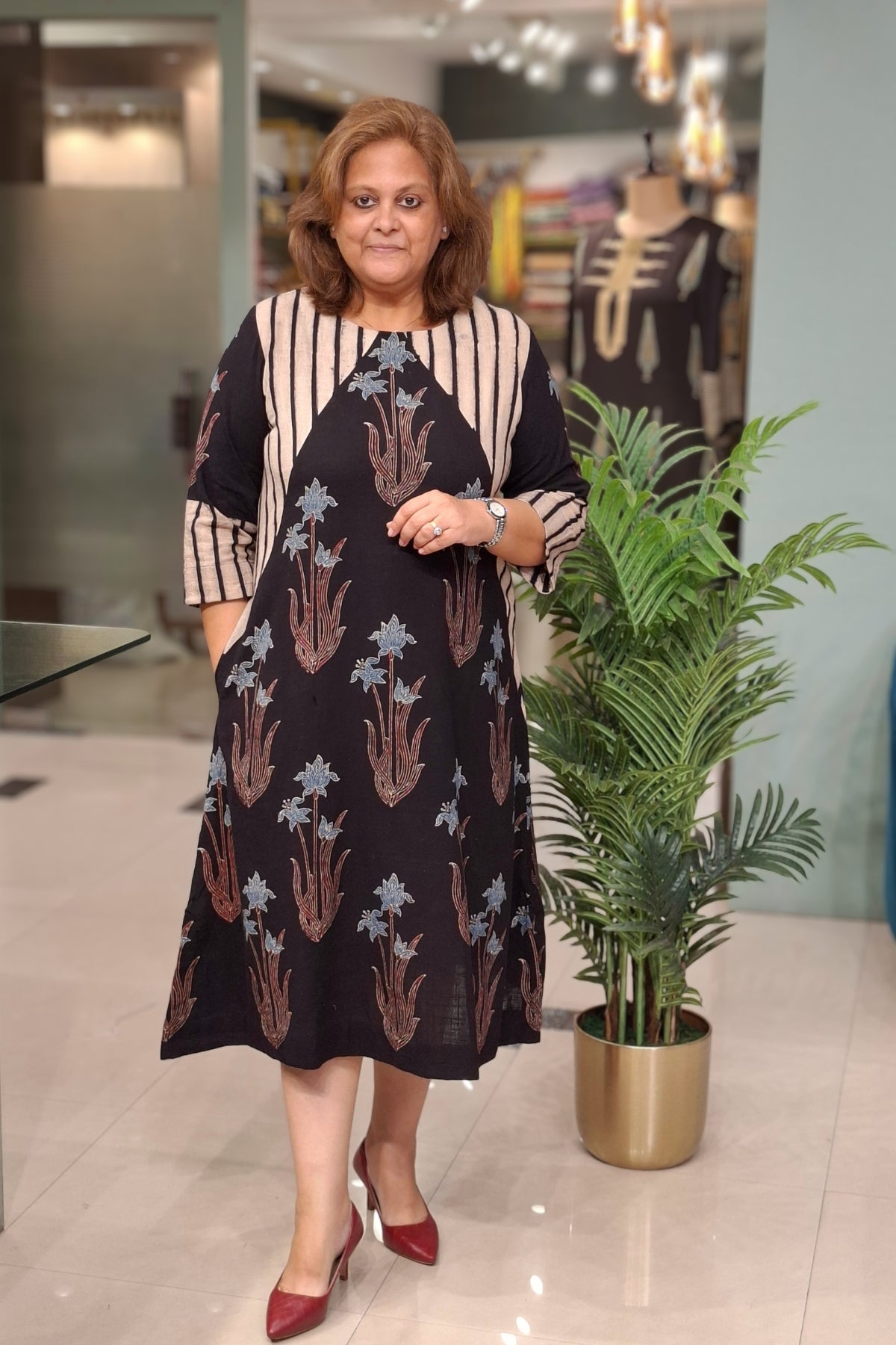 Black - Saanjh Dress