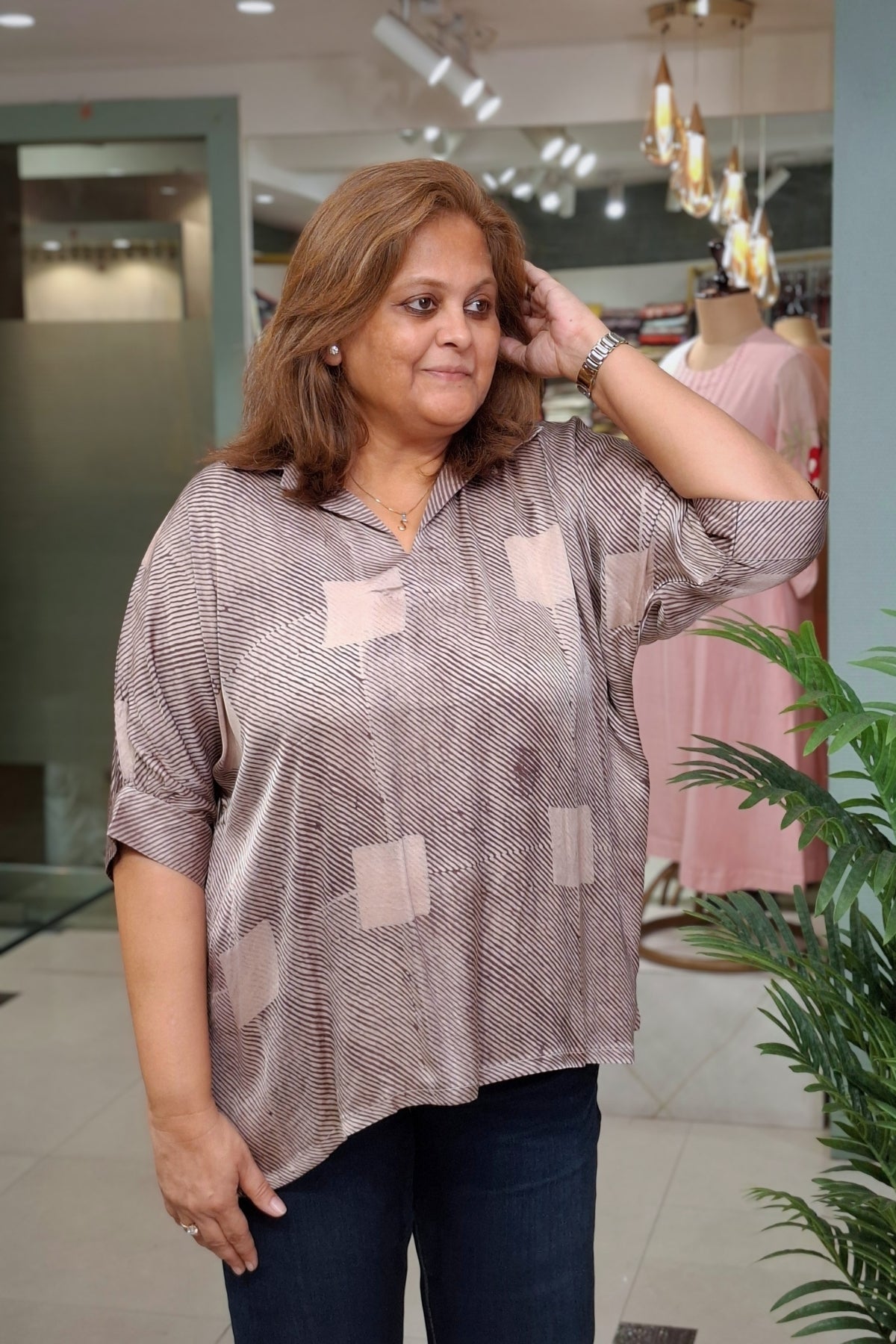 Kashish Abstract - Rivaa Top