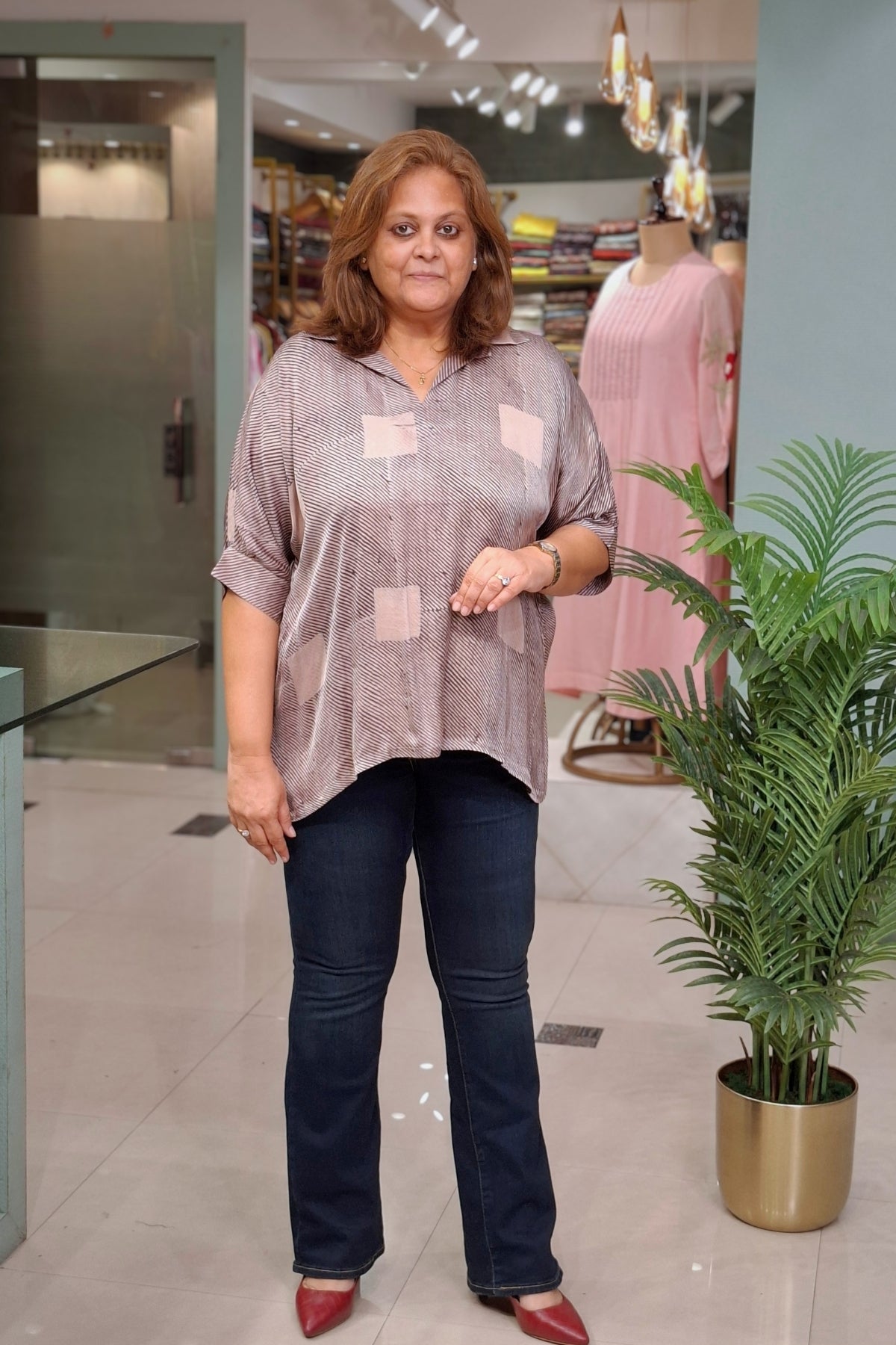 Kashish Abstract - Rivaa Top