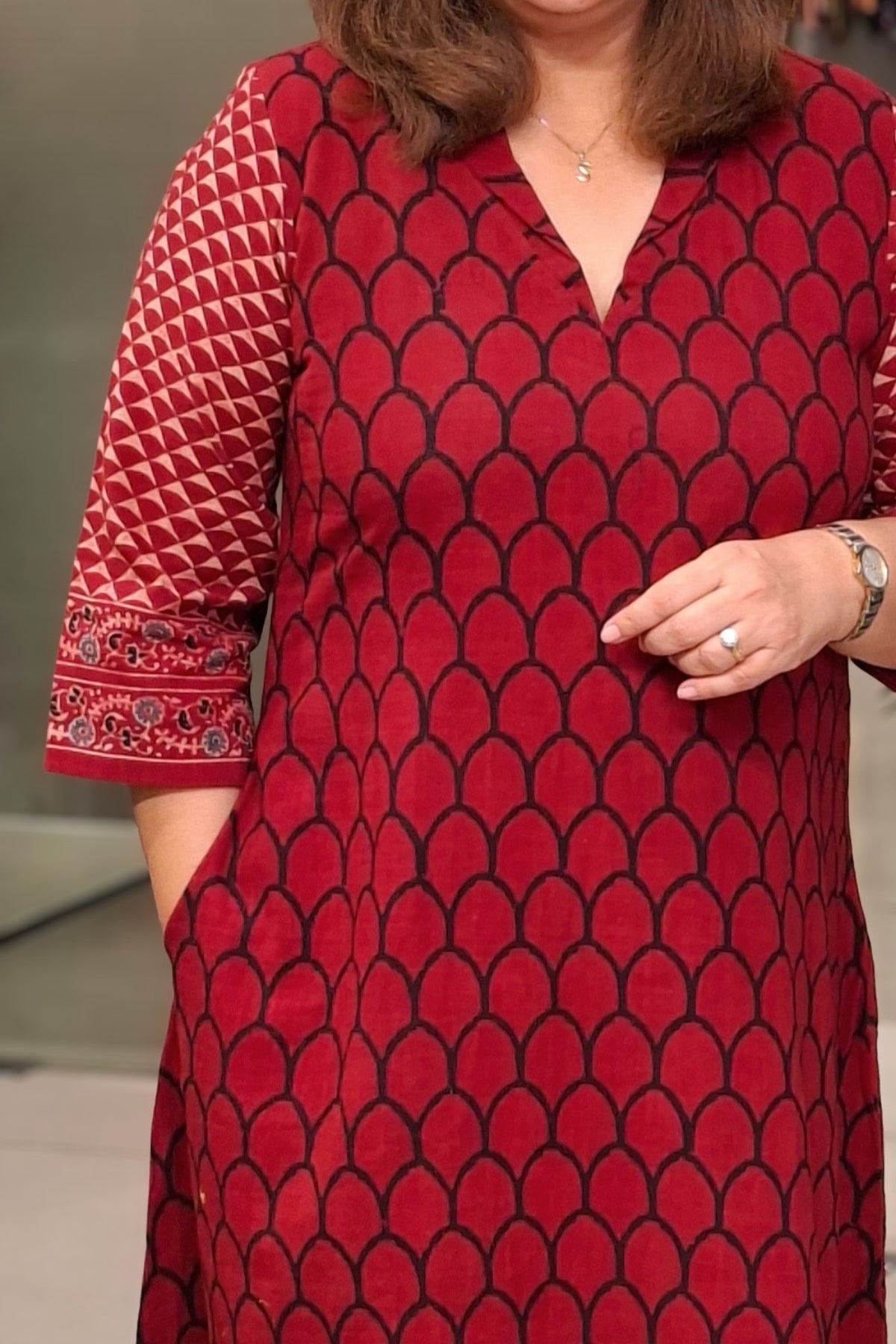 Rust - Saanjh Dress