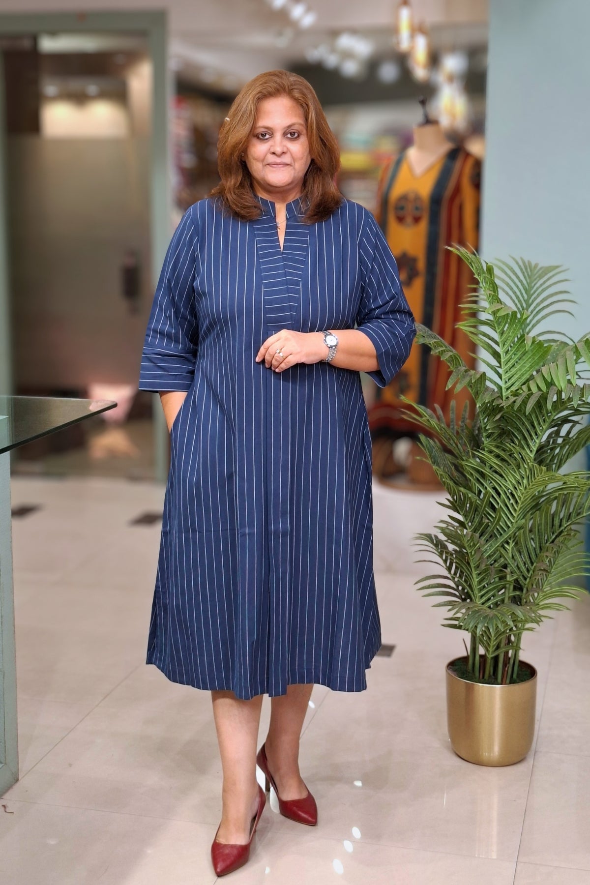Navy Blue - Rahi Dress