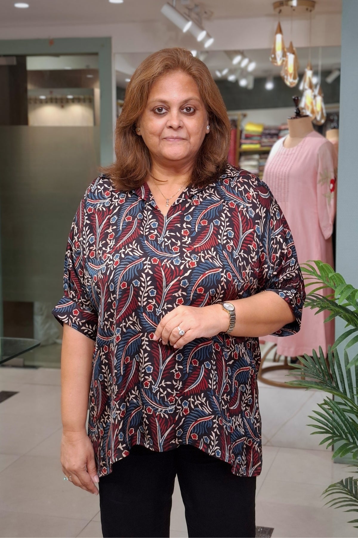 Black Floral - Rivaa Top