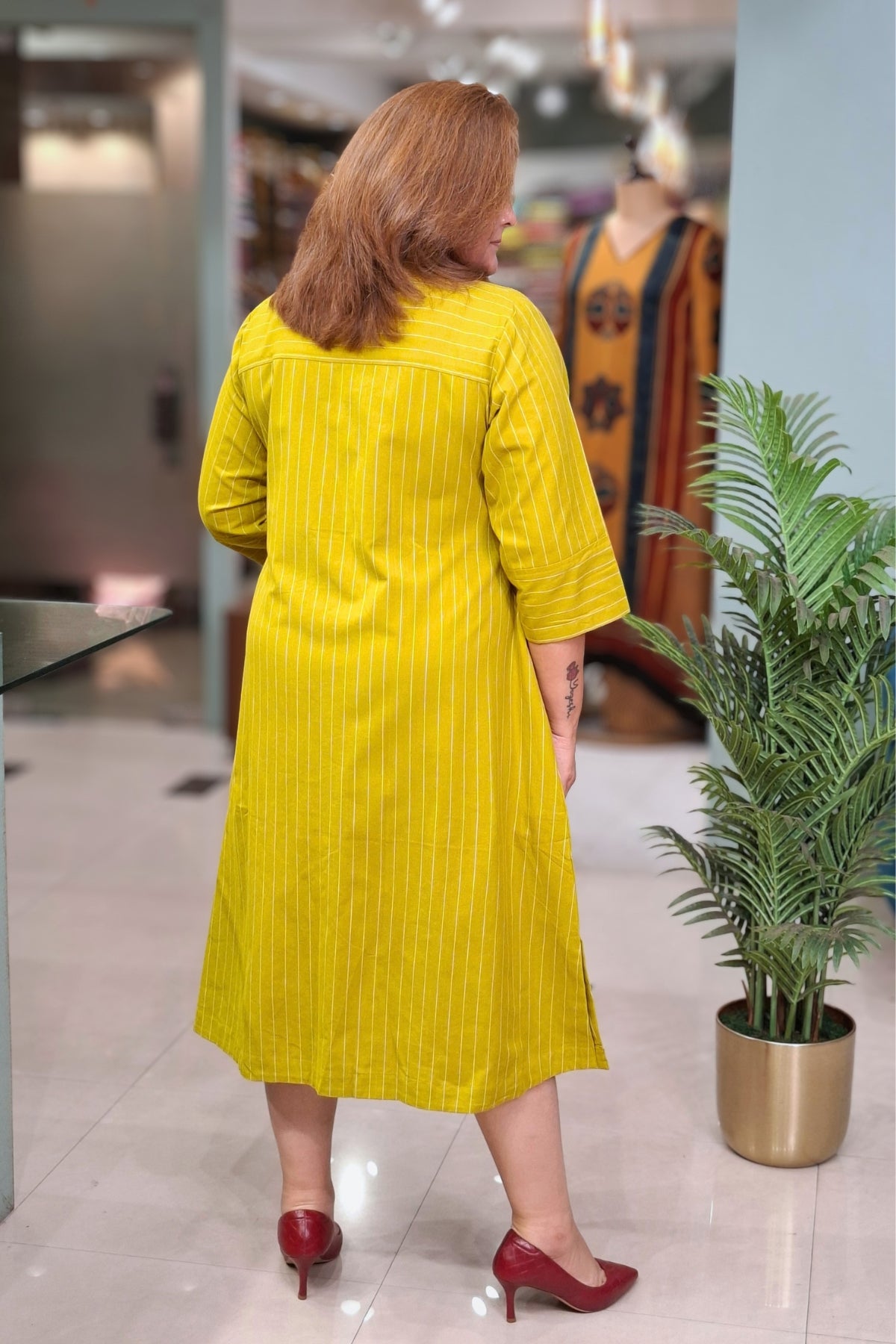 Lime Green - Rahi Dress