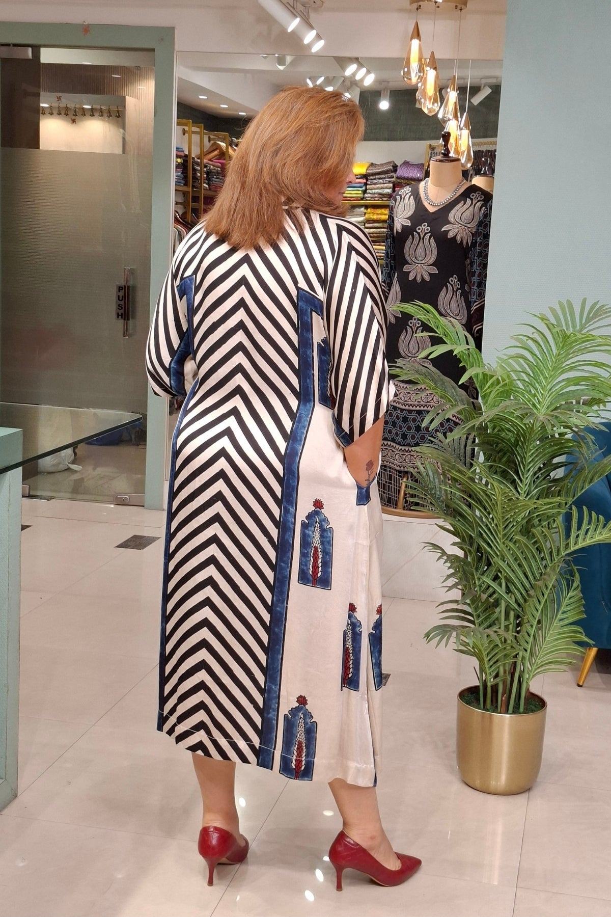 Ivory Jharoka - Oorja Kaftan-Dress