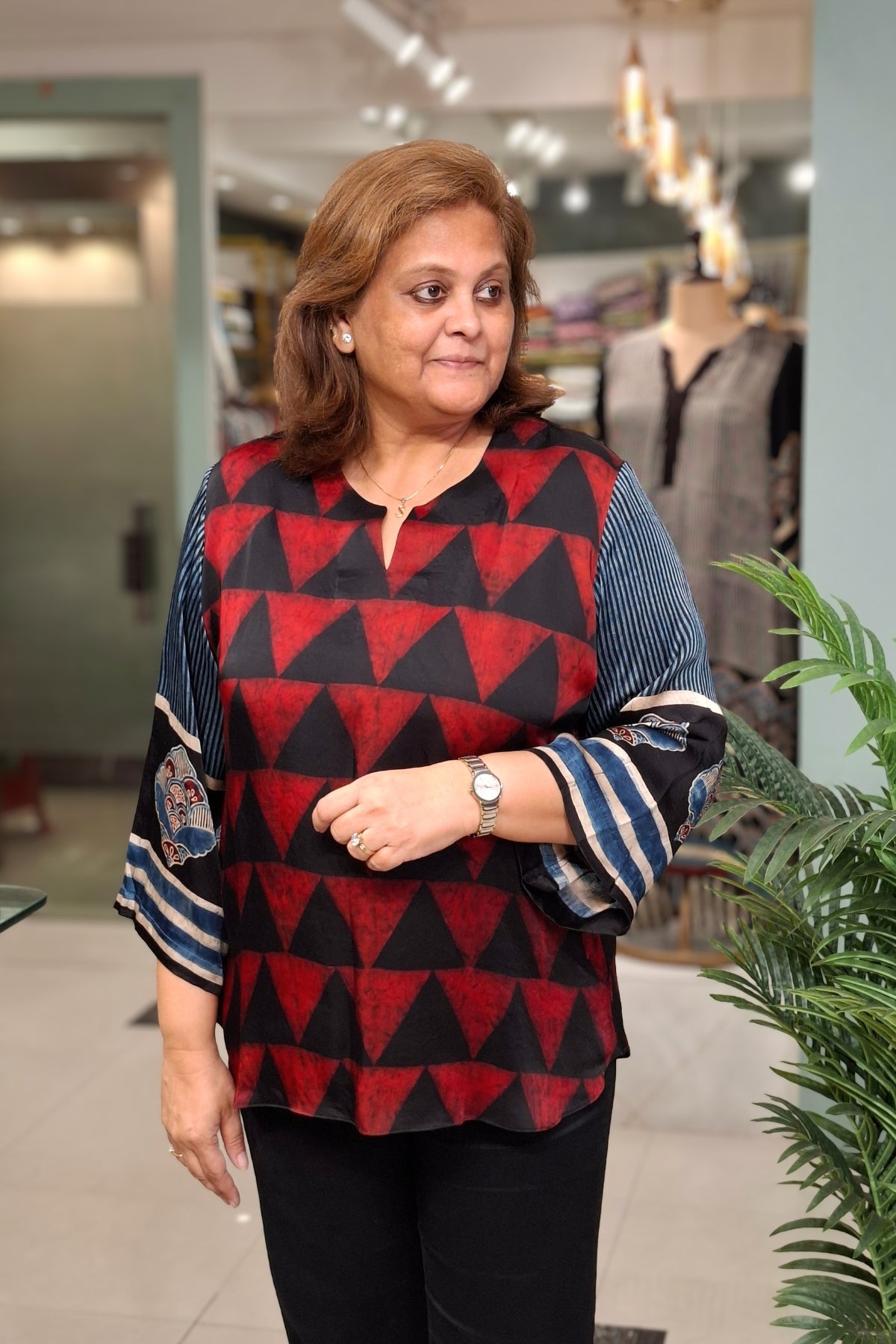 Rust Black - Myra Top