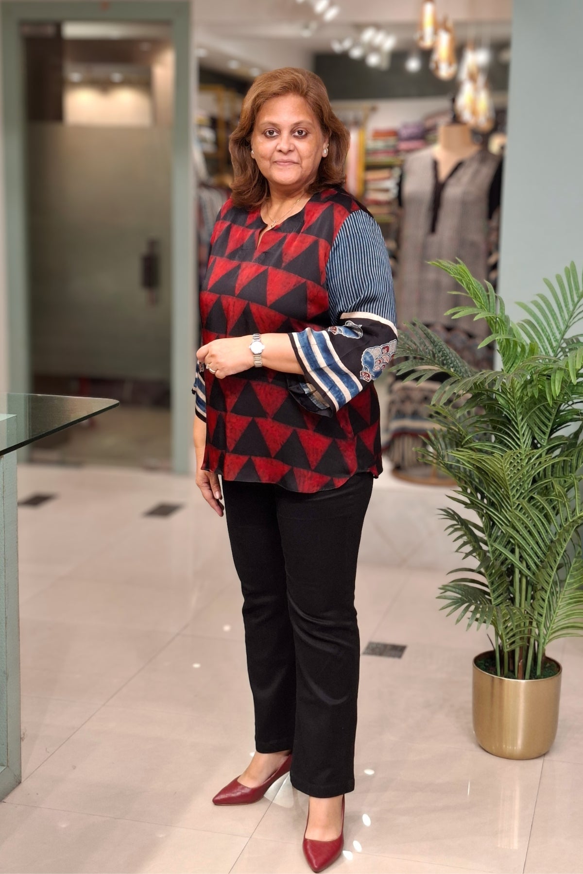 Rust Black - Myra Top