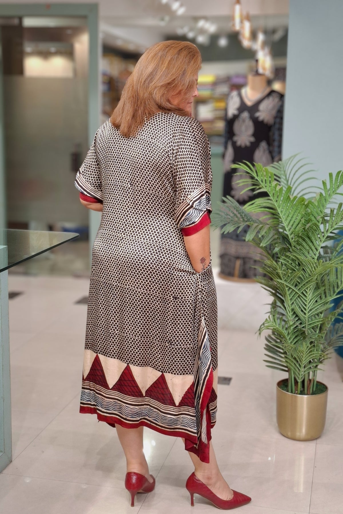 Honey Comb - Oorja Kaftan-Dress