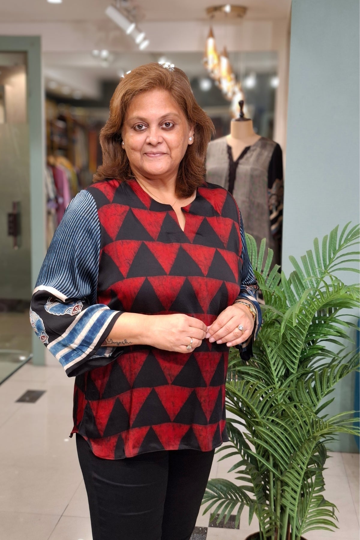 Rust Black - Myra Top