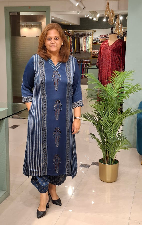 Stripe Modal Top & Btm Set
